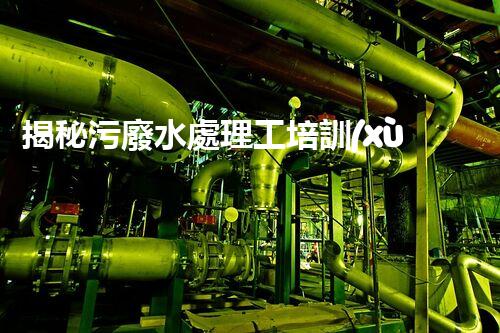 揭秘污廢水處理工培訓(xùn)！高薪就業(yè)之路就在這里？